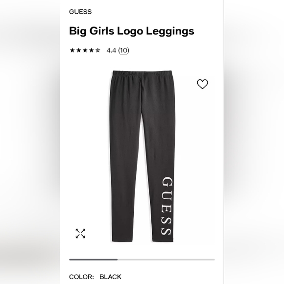 Guess Other - Guess Big Girls Logo Leggings  NWT